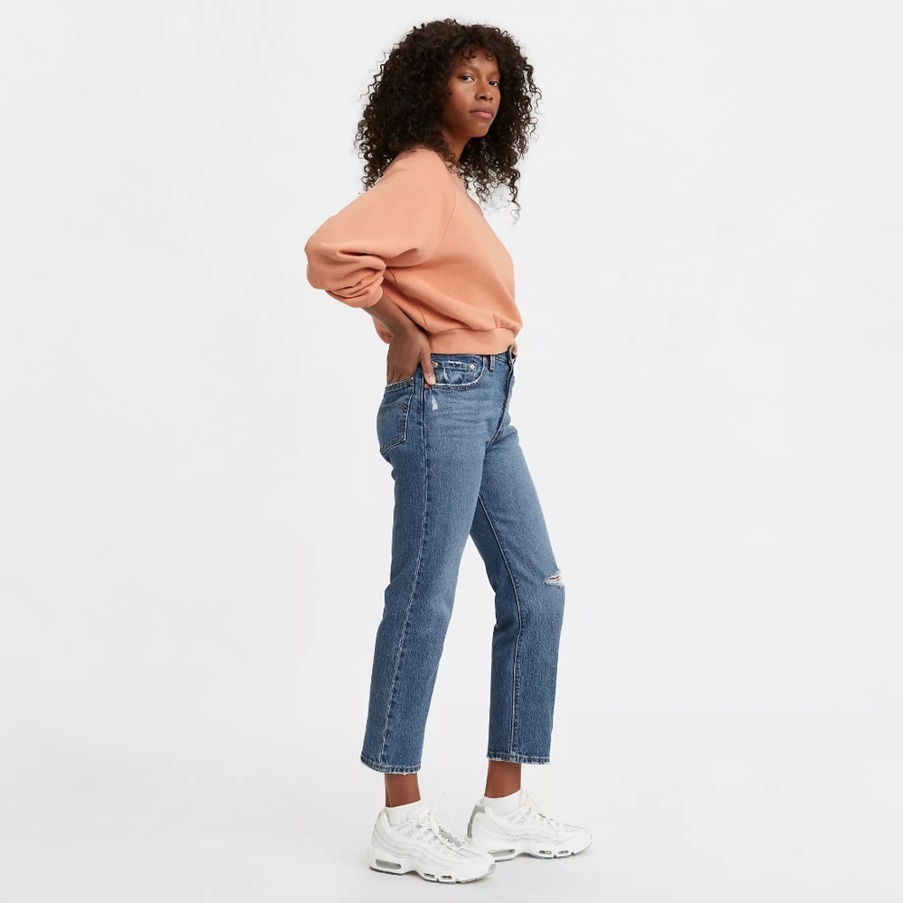 Levi's 501 Original Cropped Distressed 32 x 26 NWT